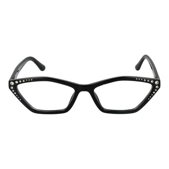 Marciano by Guess Rhinestone CatEye Eyeglasses Women Black Frames